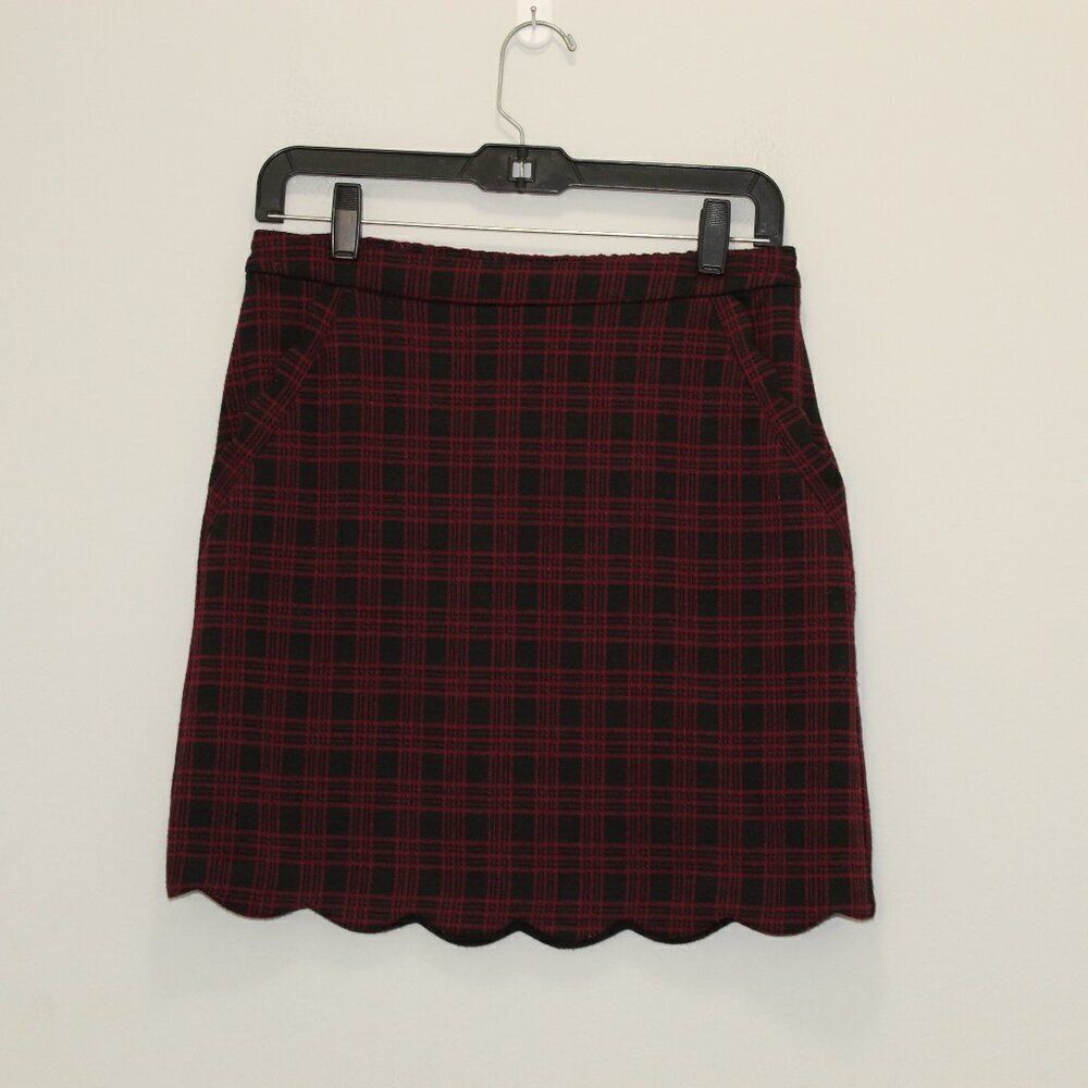 Skies are Blue Plaid Skirt Size Small Petite